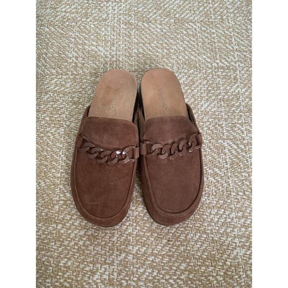 Vionic Georgie Mule Brown Suede Women's 10 comfort elegant - Picture 1 of 6